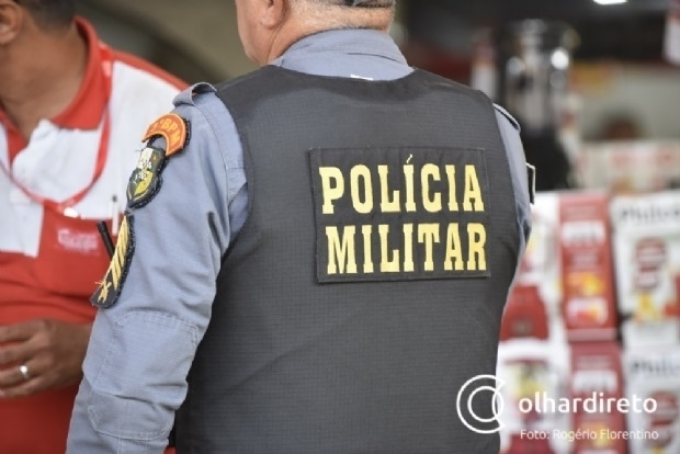 Policial Militar  preso em assalto de carro em Vrzea Grande